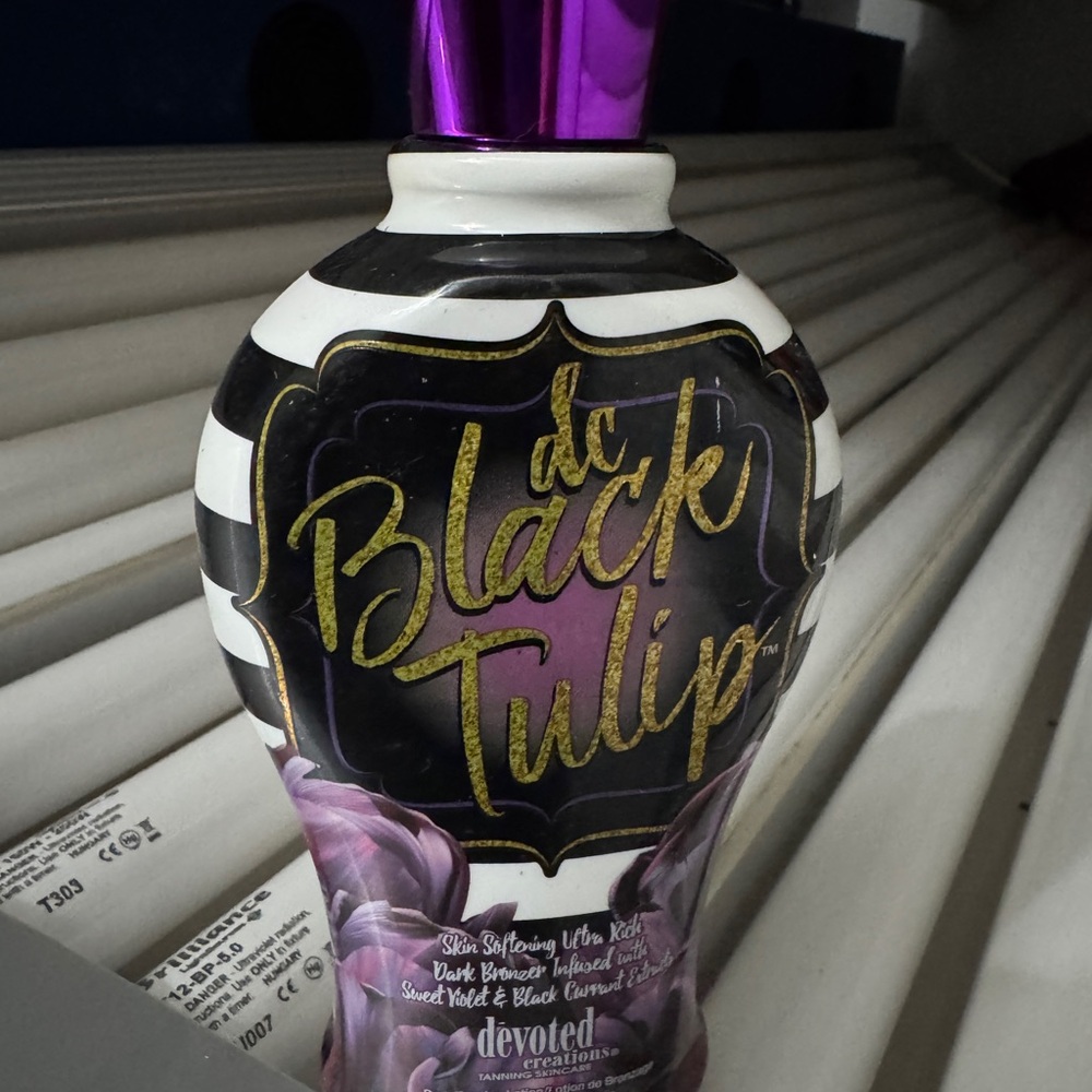 Devoted Creations Black Tulip Tanning Lotion - Purple and Black